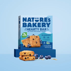 Nature's Bakery Hearty Bars Blueberry soft-baked treat after workouts