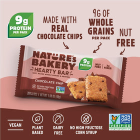 Nature’s Bakery Hearty Bars Chocolate Chip, post-workout protein and fiber boost