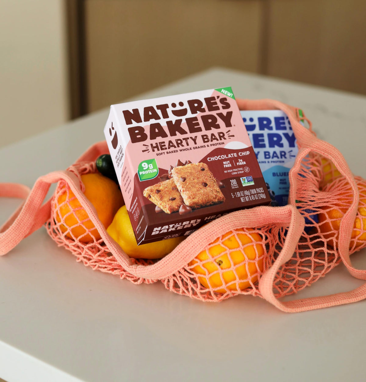 Nature’s Bakery Hearty Bars Chocolate Chip on-the-go snack for hikes