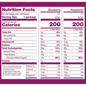 Nature's Bakery whole-wheat bar with wholesome ingredients showcase.
