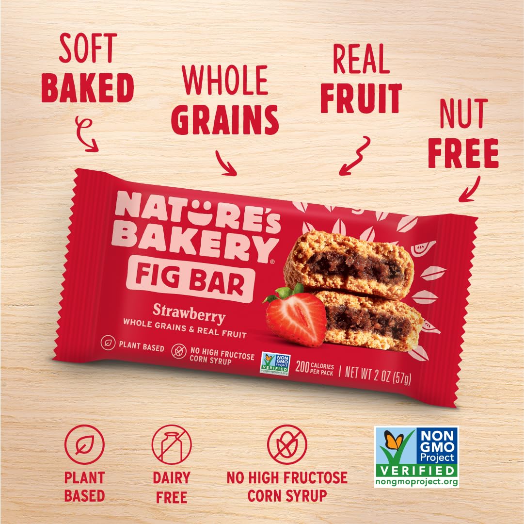 Kids’ lunchbox scene featuring Nature's Bakery bars for after-school bite.