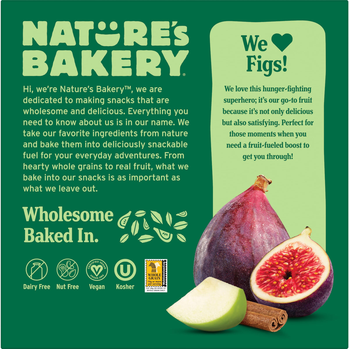 Nature's Bakery Fig Bars in a lunchbox, kid-friendly snack.
