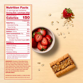 Nature's Bakery real fruit strawberry filling closeup, a tasty vegan snack idea.