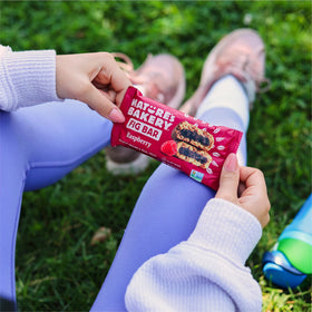 Nature's Bakery Raspberry Whole Wheat Fig Bars twin-pack convenience for lunchboxes and travel.