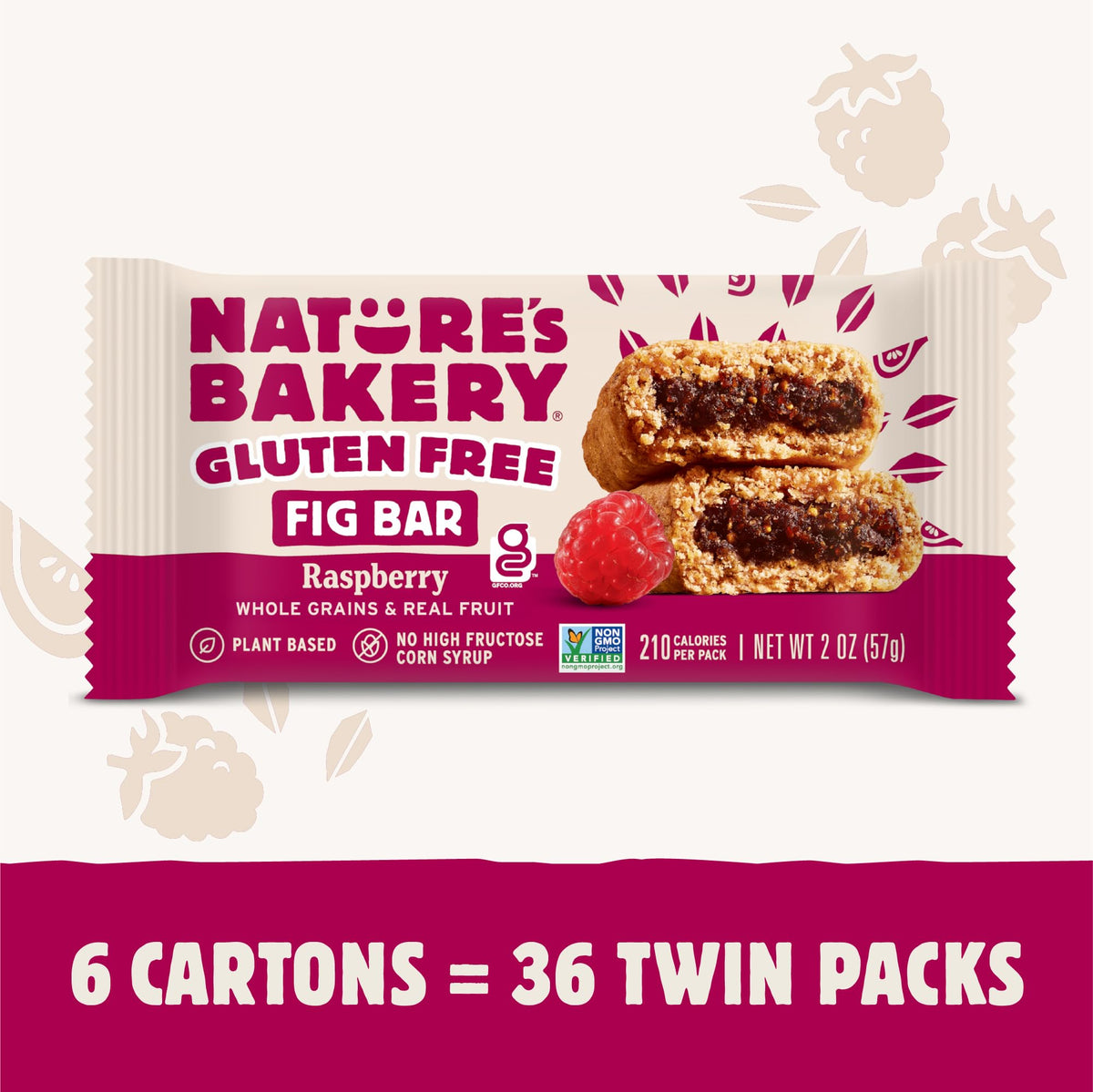 Nature's Bakery soft-baked texture close-up shows a chewy, satisfying bite.