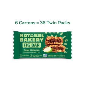Nature's Bakery Whole Wheat Fig Bars close-up shows soft, chewy texture.