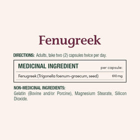 Nature's Bounty pure milled fenugreek herb for easy routine integration.