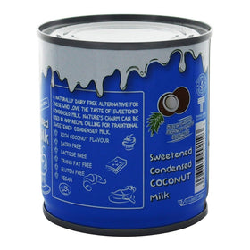 Nature's Charm pack on pantry shelf for gluten-free lactose-free kitchen staples.