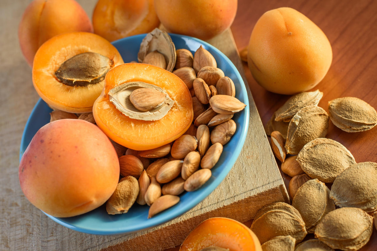 Nature's Choice apricot seeds on trail mix, convenient nutrition boost