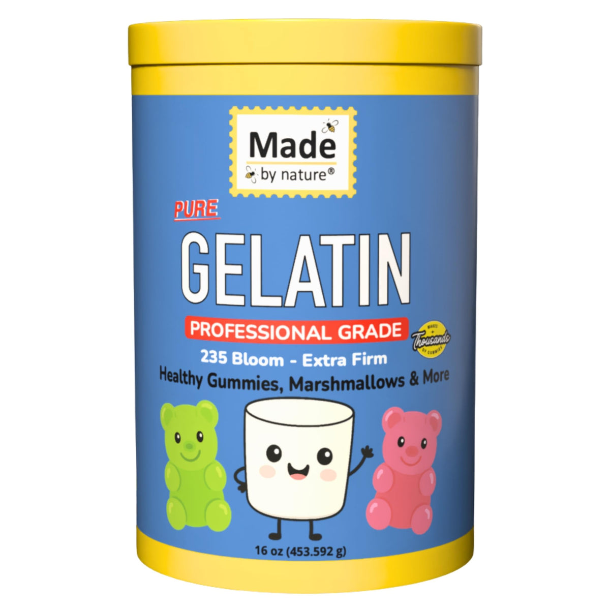 Nature's Diet Made By Nature Gelatin unflavored powder for versatile cooking and baking