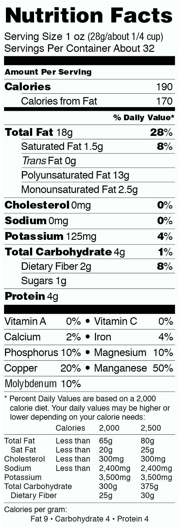 Nature's Eats chopped walnuts close-up texture highlights natural flavor and fiber.