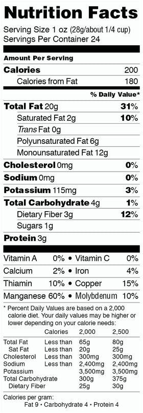 Nature's Eats Pecan Halves as topping or ingredient for pies and mixes