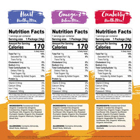 Nature's Garden heart-healthy trail mix for daily snacking and sustained focus.