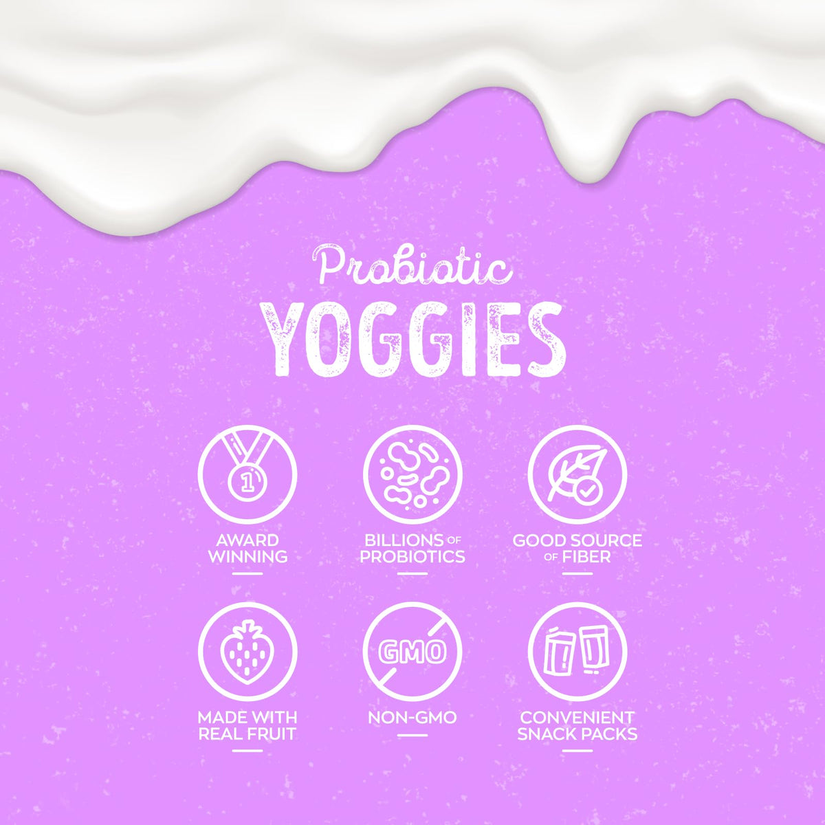 Nature's Garden Yoggies come in convenient 0.7oz portions for on the go