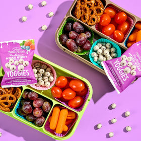 Non GMO and dye free ingredients are part of Nature's Garden Yoggies