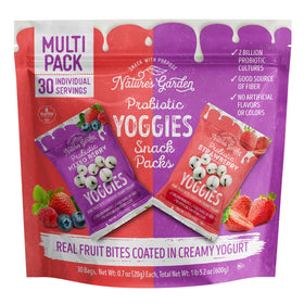 Nature's Garden Yoggies on-the-go snack ready for lunchboxes and trips.