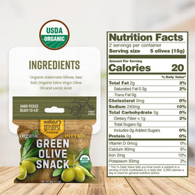 Nature's Greatest Foods green olives ready-to-eat – convenient, flavorful addition