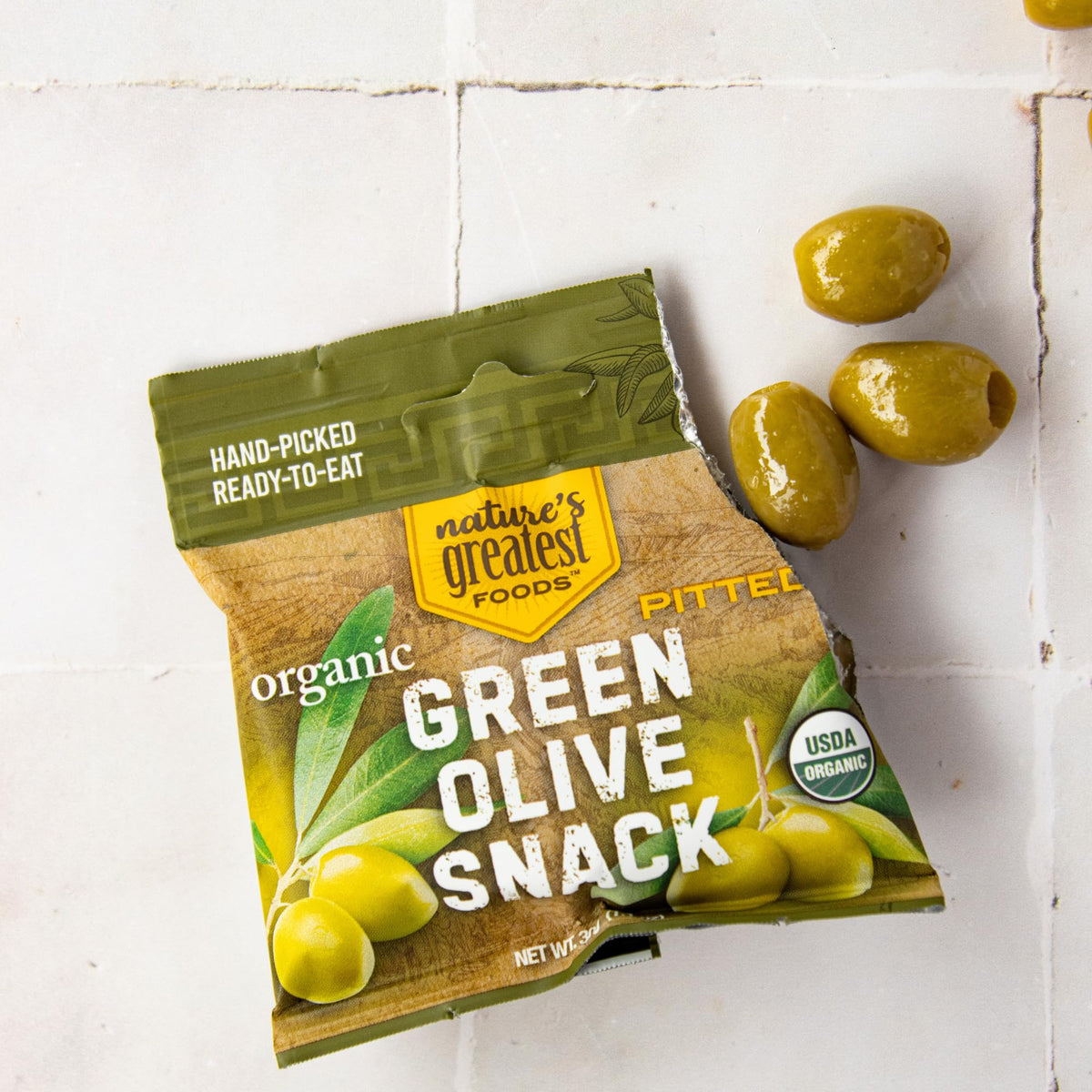 Nature's Greatest Foods olive medley – seasoned, portable snack for lunches
