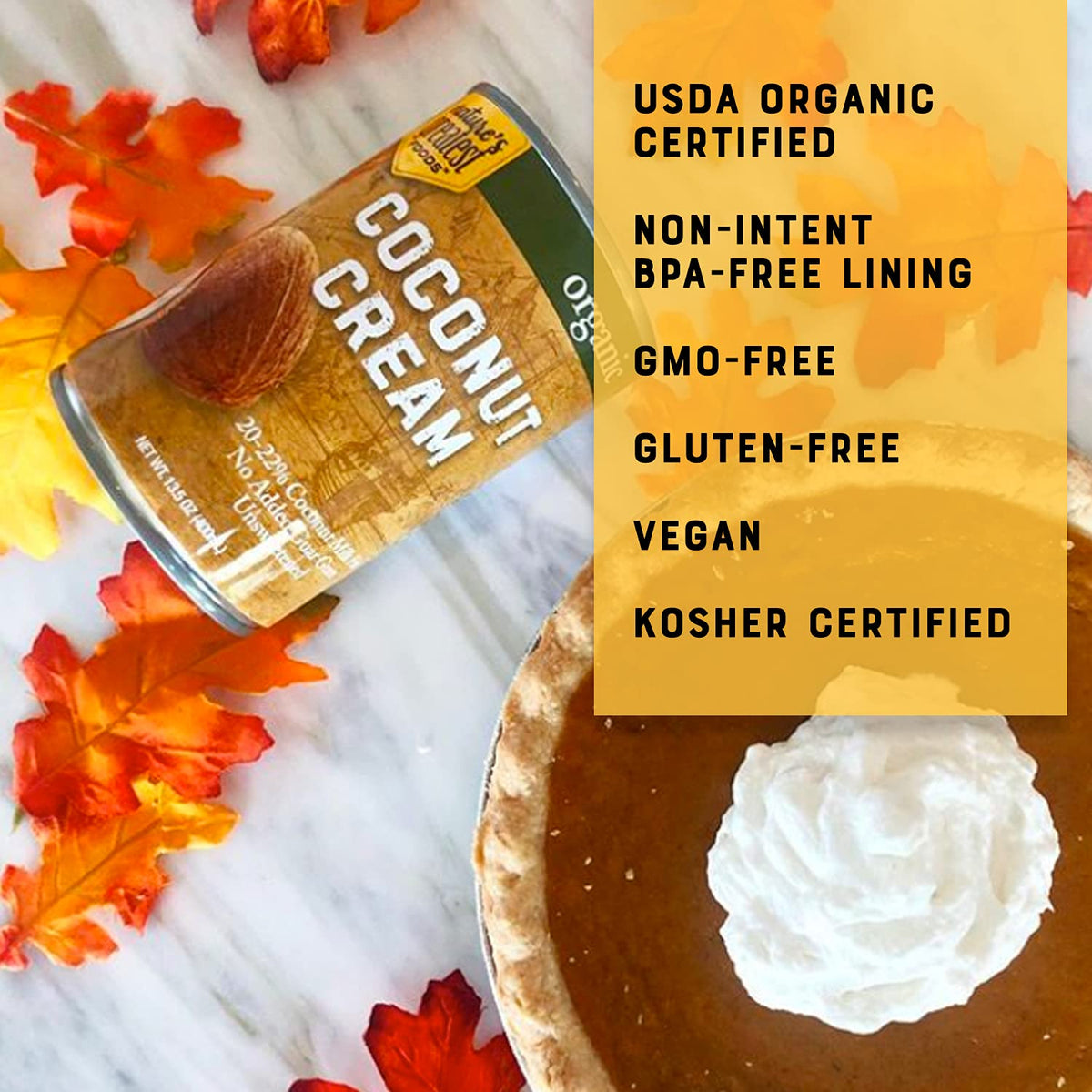 Nature's Greatest Foods coconut cream ingredient photo shows clean organic base