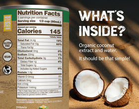 Nature's Greatest Foods coconut milk can in a 12-pack for easy pantry use