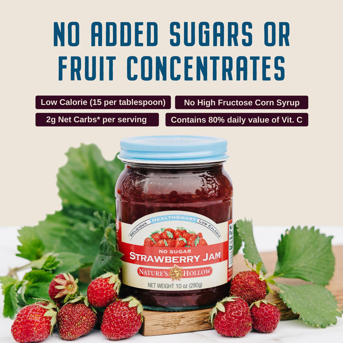 Nature's Hollow two-pack 10oz jars highlight convenient everyday snacking.
