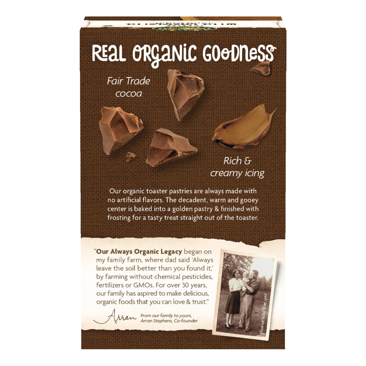 Nature's Path frosted pastries display a 12-box pack for pantry.