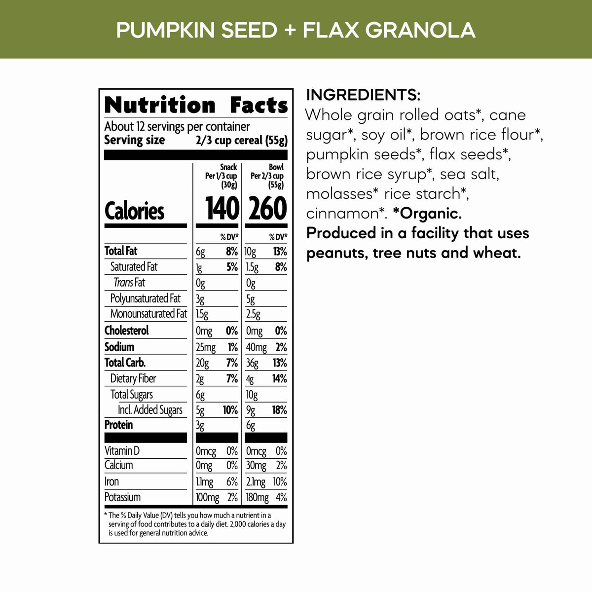 Nature's Path 24.7 oz granola six-pack packaging for easy meals