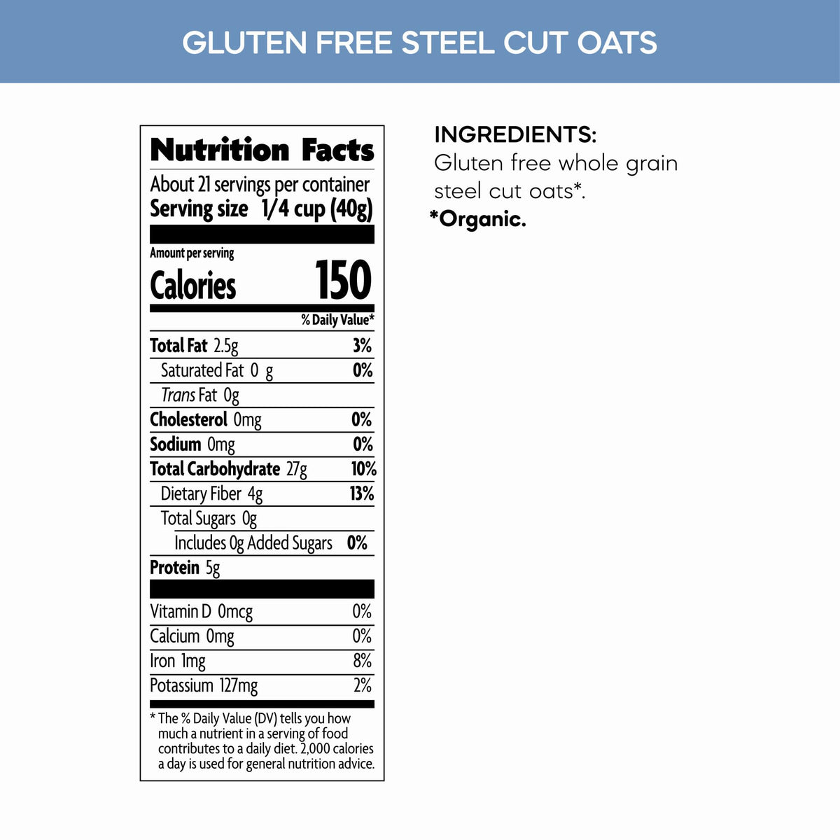 Six 30-ounce Nature's Path oat canisters in pack display