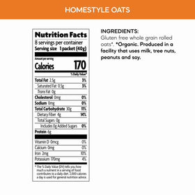 Back-of-pack Overnight Oats recipe from Nature's Path.