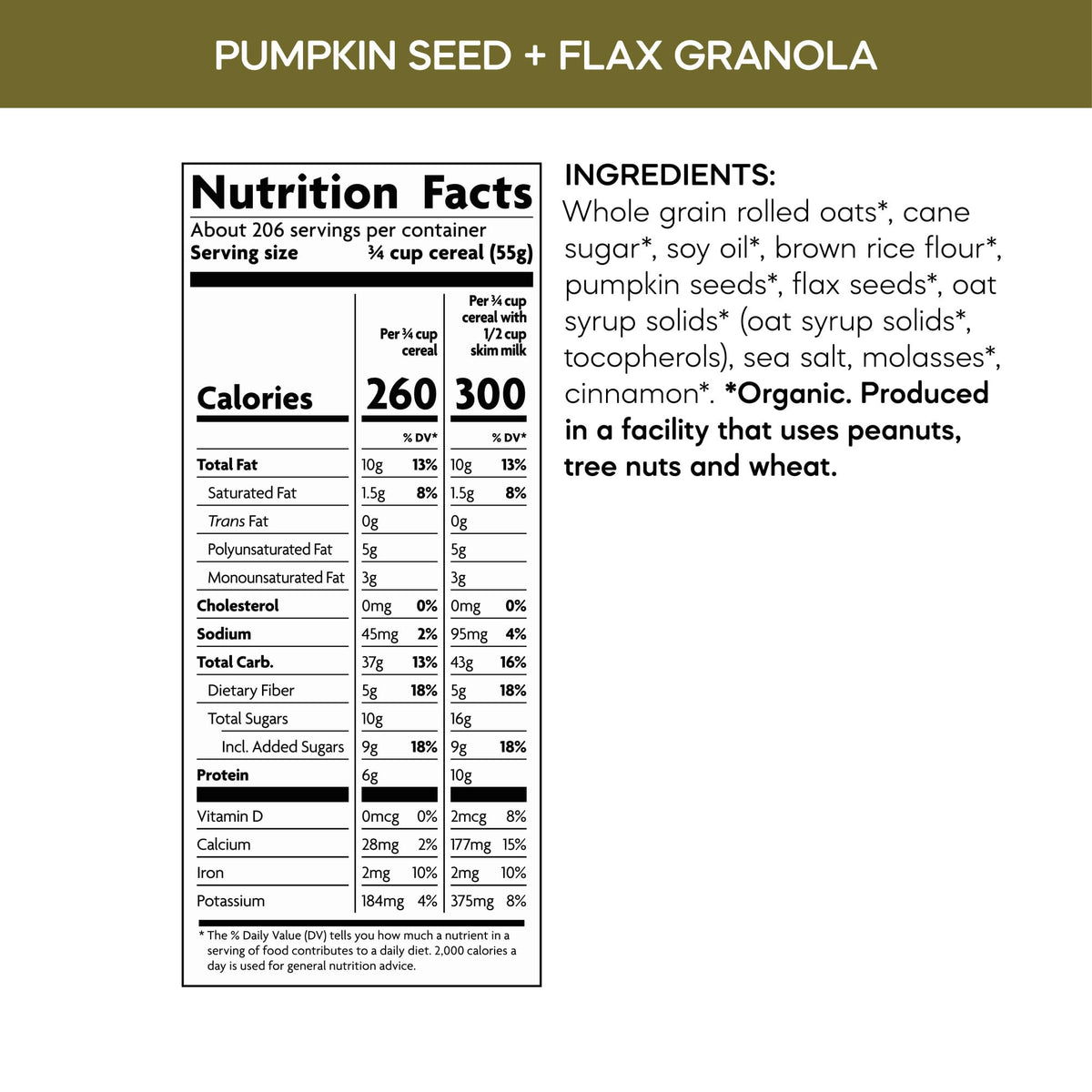 Nature's Path 25 lb bulk granola tub ready for mornings