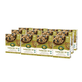 Nature's Path granola clusters show crispy bites and wholesome ingredients