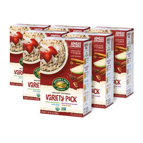 Nature's Path Flax Plus single-serve packet highlights fiber and protein for mornings
