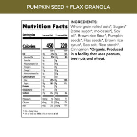Nature's Path flax seeds highlight plant-based protein in granola