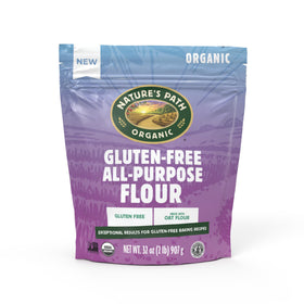 Nature's Path gluten-free all-purpose flour bag ideal for gluten-free baking.