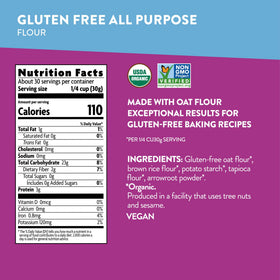 Pancakes and cookies baked with Nature's Path gluten-free flour.