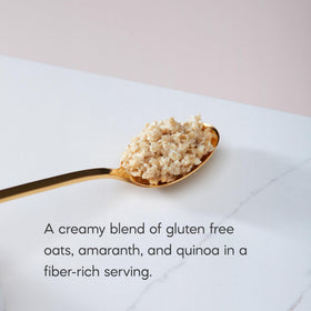 Nature's Path gluten-free oats provide a fiber-rich breakfast option.