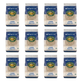 Nature's Path Kamut Puffs cereal bowl with milk showing a crunchy wholesome breakfast option.