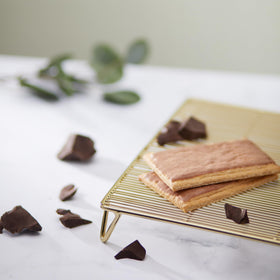 Nature's Path Lotta Chocolotta box back with ingredients and fair trade details.