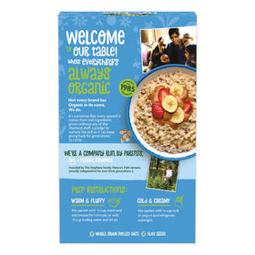 Nature's Path Non-GMO organic label emphasizing clean ingredients.