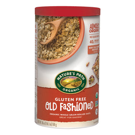 Nature's Path Old Fashioned Oats pack of six canisters for easy gluten-free breakfasts