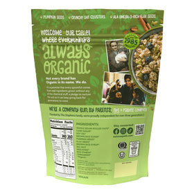 Nature's Path Organic non-GMO granola with warm cinnamon notes