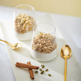 Nature's Path serving with 4 g fiber and 6 g protein from plants