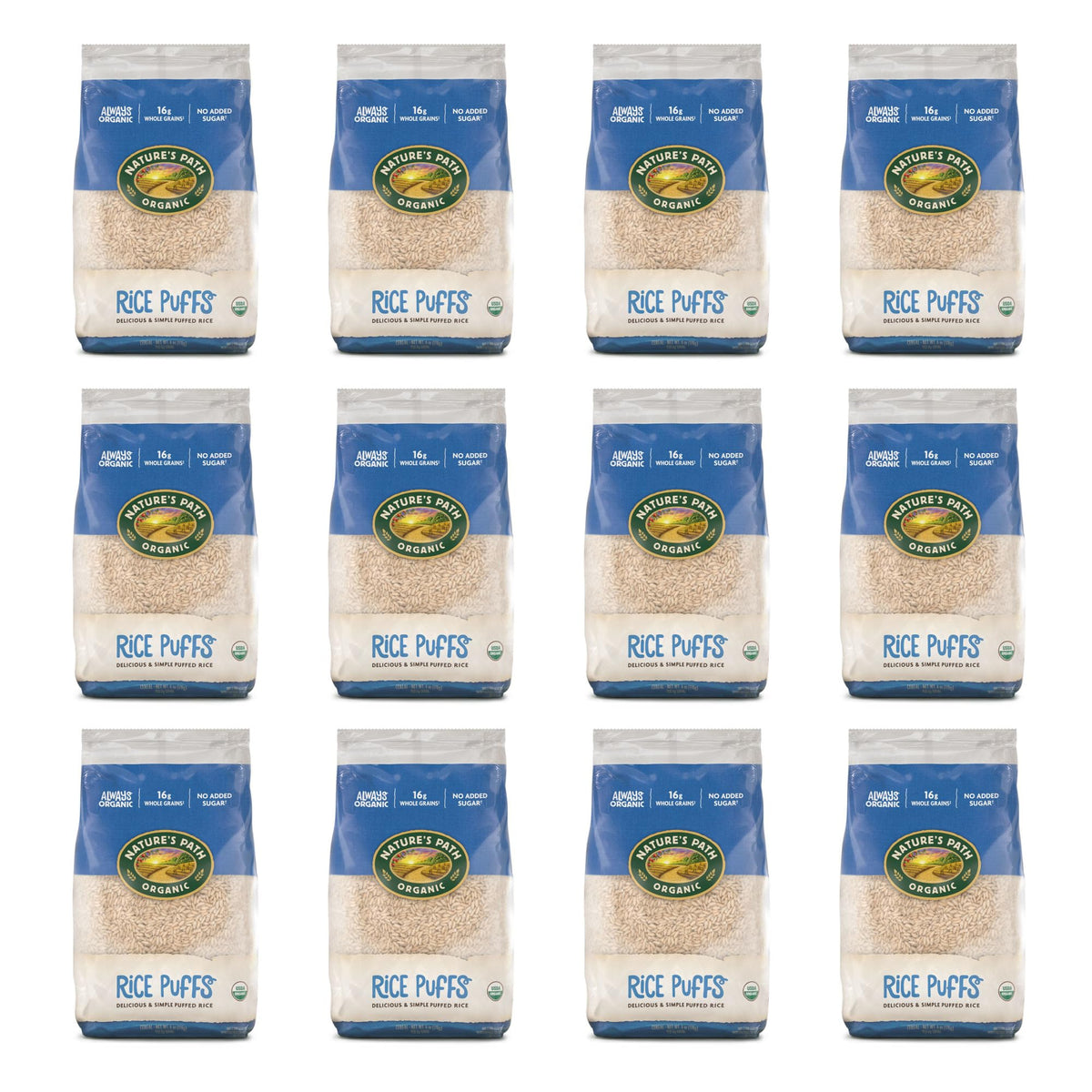 Nature's Path Rice Puffs single-ingredient cereal for a simple breakfast.