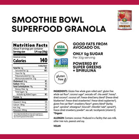 Nature's Path organic, non-GMO ingredients support mindful breakfast choices.