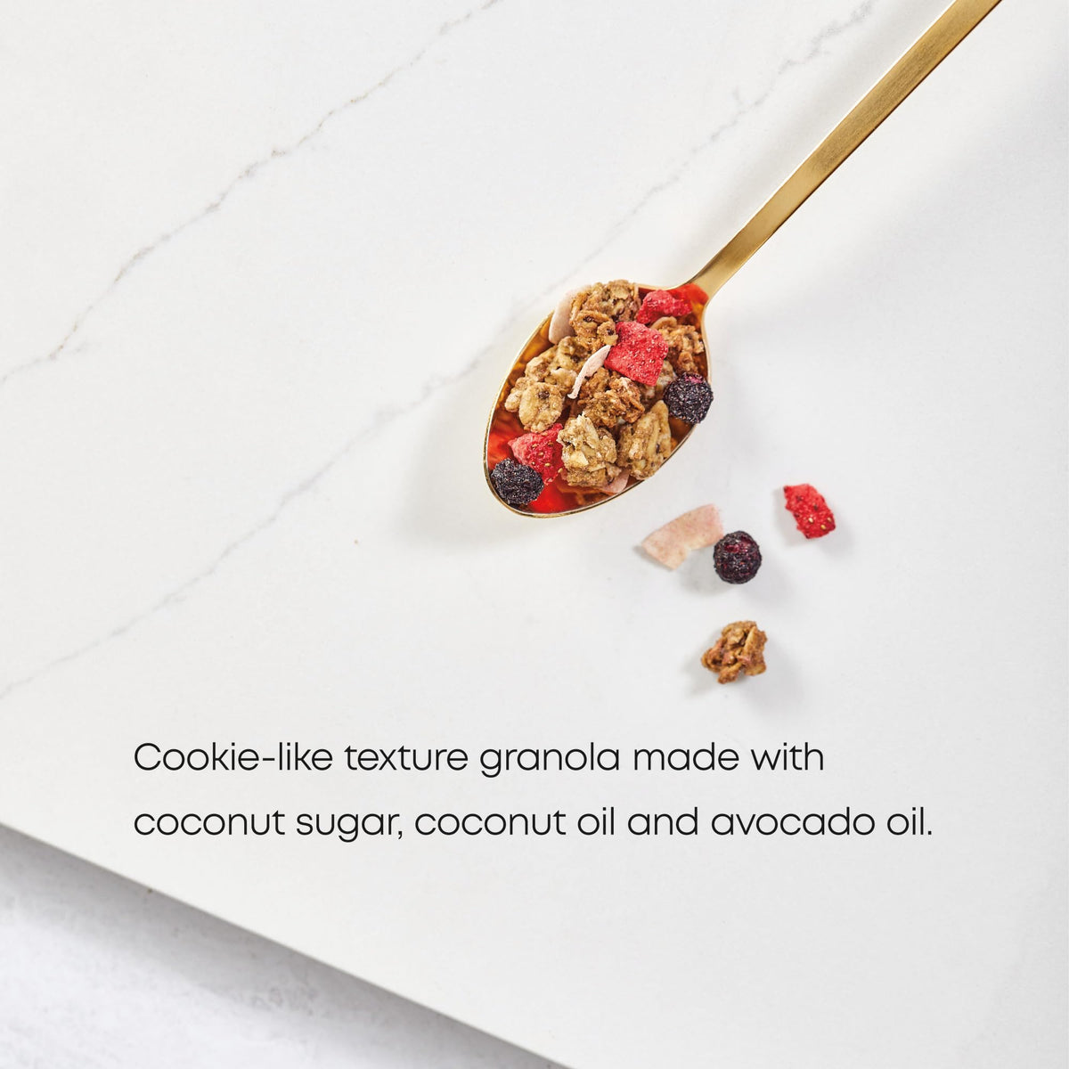 Nature's Path smoothie bowl granola Super Greens blend adds vibrant nutrient-rich notes.