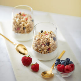 Organic ingredients from Nature's Path support a clean breakfast.