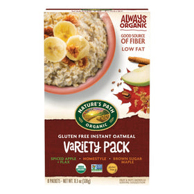Nature's Path variety pack oatmeal boxes offer quick, wholesome breakfasts