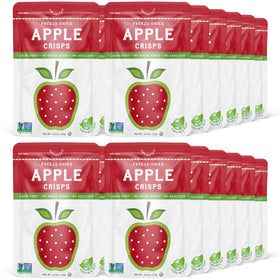 Nature's Turn freeze-dried apple crisps bag shows a crunchy, convenient on-the-go snack.