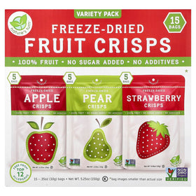 Nature's Turn Freeze-Dried Fruit Crisps strawberry bag: crunchy, on-the-go snack with real fruit flavor
