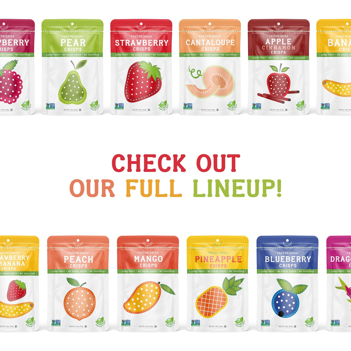 Nature's Turn pear crisps gift-pack image signals thoughtful healthy present.